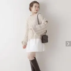 チコ Chico ケーブルマルチウェイレースアップニット| レディース