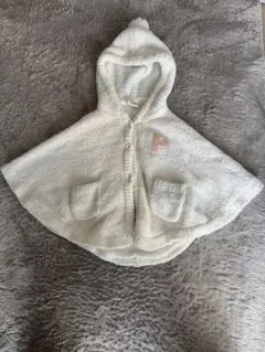 piqué フード付きアウター XXS ホワイト