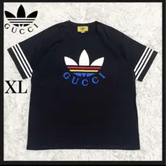 正規品　グッチ　アディダス　ポロ　ネイビー　希少XXL 正規品 グッチ アディダス ポロ ネイビー 希少XXL - メルカリ