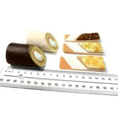 【食品サンプル】ミニバウム＋クッキーサンド 計5点セット　フェイクスイーツ