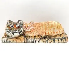 きぼりペンダント　まさにトラ猫②