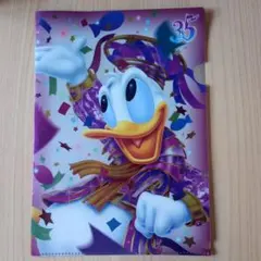 【used】東京ディズニーリゾート 35周年記念クリアファイル
