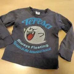 スーパーマリオ　　長袖トレーナー　110cm