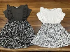 BREEZE フリル付き半袖ワンピース お揃い