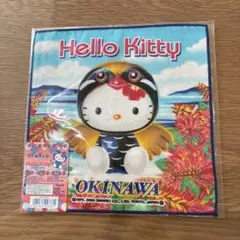 ご当地 キティ ハンカチ プチタオル レトロ Hello Kitty 土佐 高知