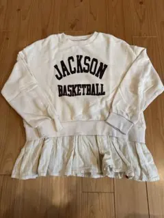JACKSON BASKETBALL フリル付きトレーナー