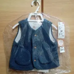 ベビーボアフリースベスト 70サイズ ユニクロ