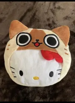 Hello Kitty アイルー コラボ ぬいぐるみ クッション