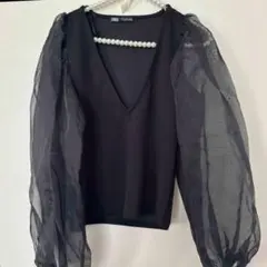 ZARA シアートップス