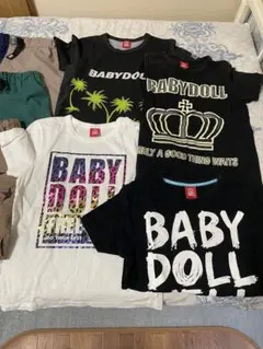 BABYDOLL 子供服 まとめ売り130・140・150Tシャツ ハーフパンツ