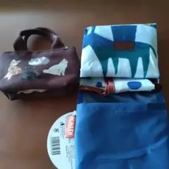 KALDIエコバッグ＆猫ポーチ
