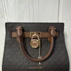 MICHAEL KORS ブラウンハンドバッグ