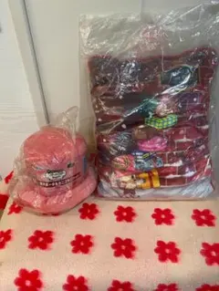 ワンピース一番くじ チョッパー帽子ポーチ&ミニブランケットとクッション