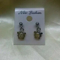 蝶々　バタフライ　ピアス