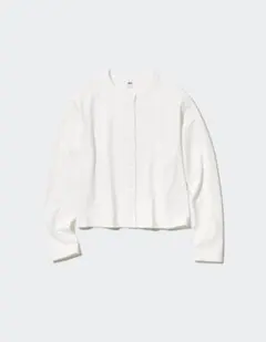 UNIQLO UVカットジャージークルーネックカーディガンS