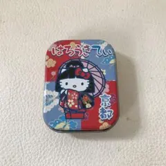 ご当地はろうきてぃ 京都限定 清水寺 舞妓さん ミニ缶ケース ハローキティ'07