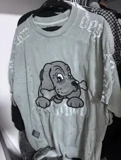 GALFY CRUTCH BRAND 犬プリントダメージTシャツ - メルカリ