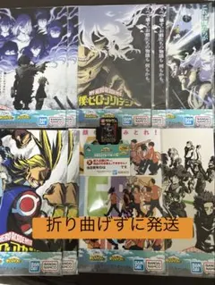 僕のヒーローアカデミア 一番くじ I賞 クリアポスター 6種、くじ箱