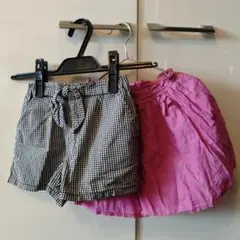 Bebeスカート・アプレレクールショートパンツ２枚セット
