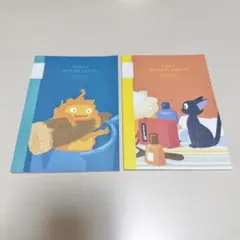 新品未使用　ジブリ　ハウルの動く城　魔女の宅急便　　　B6ノート　グラフィック