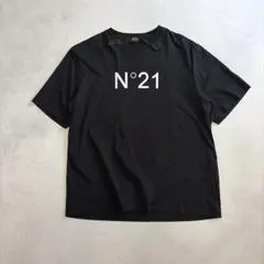 N°21 ヌメロヴェントゥーノ ロゴT 黒 XL 美品 半袖 人気のサムネイル