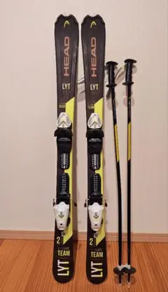 ぽむ様専用HEAD ジュニアスキー 117 センチストックセット21-22モデル