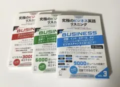 【新品】改訂版 究極のビジネス英語リスニングVol.1〜3 セット
