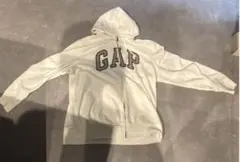 GAP ホワイト フード　パーカー