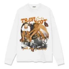 Travis Scott トラビス・スコット ロンT 長袖 ホワィト XL