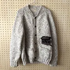 『60s』　カウチンニット　フィッシング　ユニセックス　オーバーサイズニット