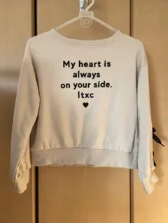 lovetoxic メッセージプリント トレーナー M