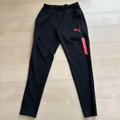 Puma トレーニングパンツ ブラック/レッド Mサイズ