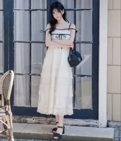 OLIVE des OLIVE Saxe flower stroll アイボリー