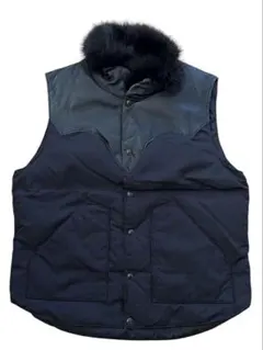 新品【ANCIENT FORESTS】ヨークダウンベスト　リアルファー　本革　黒 2025年最新】ancient forestsダウンベストの人気アイテム - メルカリ