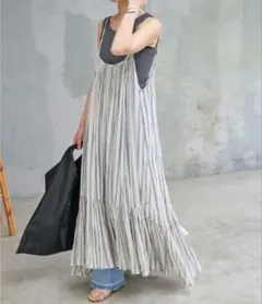 即完売！【Spick & Span】HYU 楊柳キャミワンピー