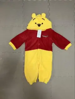 【使用回数1回】プーさん フード付き着ぐるみ 80〜90cm