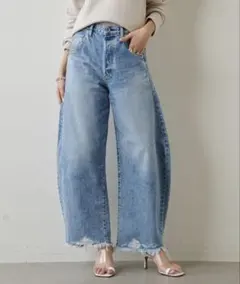 whim gazette ウィムガゼット ラインカーブデニム インディゴ36