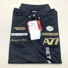 【新品・未使用品】asics A77 ポロシャツ ブラック Mサイズのサムネイル
