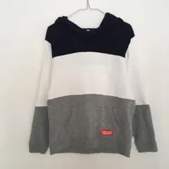 RCWB ロデオクラウンズワイドボウル パーカー フーディー 白紺グレー M