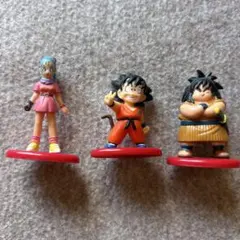 ドラゴンボール ミニフィギュア 3体セット ブルマ 孫悟空 ヤムチャ