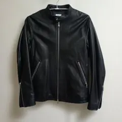 BEAUTY&YOUTH ブラックレザーシングルライダース