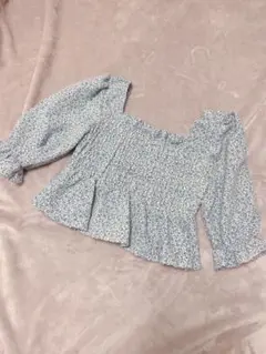 ▫️Heather 花柄オフショルダーシャツ Mのサムネイル