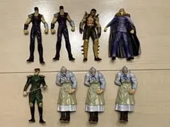 北斗の拳 ジャギ、でかいババア(3体)、カーネル、シン、ケンシロウ フィギュア