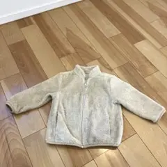 フリースジャケット クリーム色 100cm
