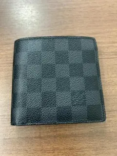 【C】Louis Vuitton ダミエ 二つ折り財布 メンズのサムネイル