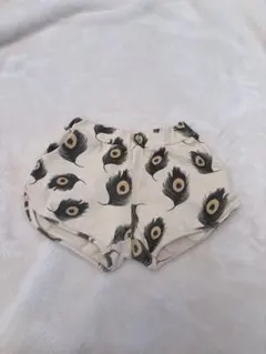 アルカカマ arkakama 羽根模様 ハーフパンツ