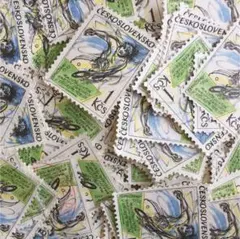 外国切手 海外切手 古切手 ビンテージ チェコ 50枚 ②