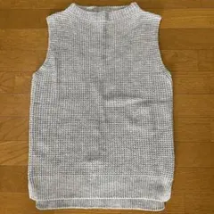 グレー ノースリーブニット Lサイズ