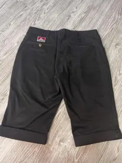 【美品】BEN DAVIS ハーフパンツ ブラック　32サイズ　ベンデイビスのサムネイル