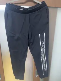 CALVIN KLEIN PERFORMANCE ブラックジョガーパンツ L